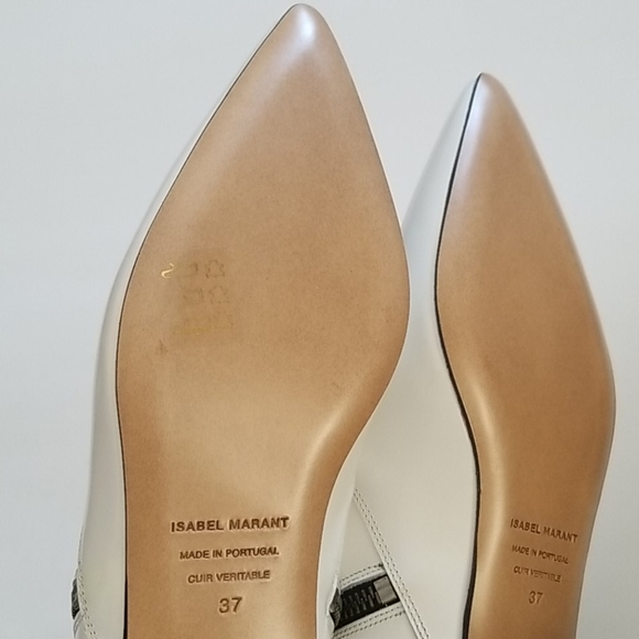 Isabel Marant Dawie Ankle Boot White EU 37 NIB - Picture 10 of 12